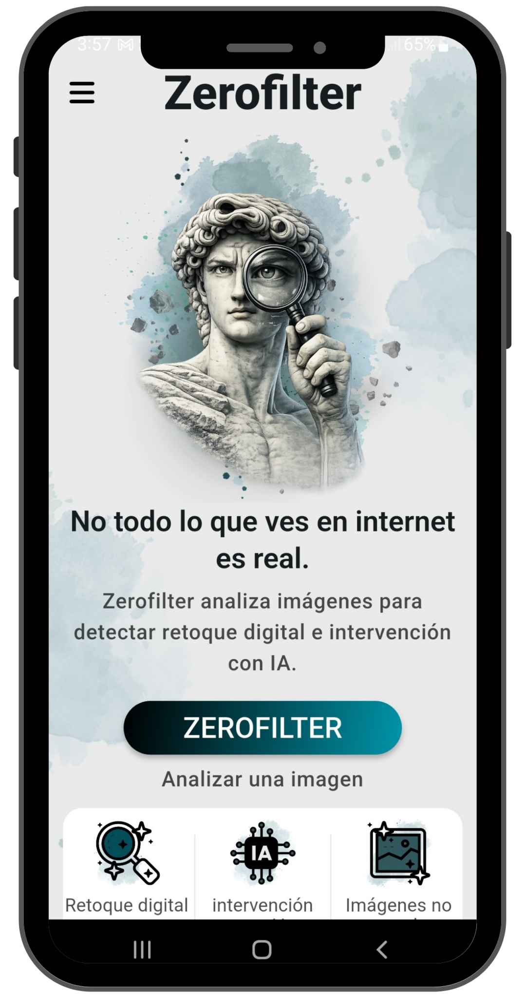 Zerofilter app - 1